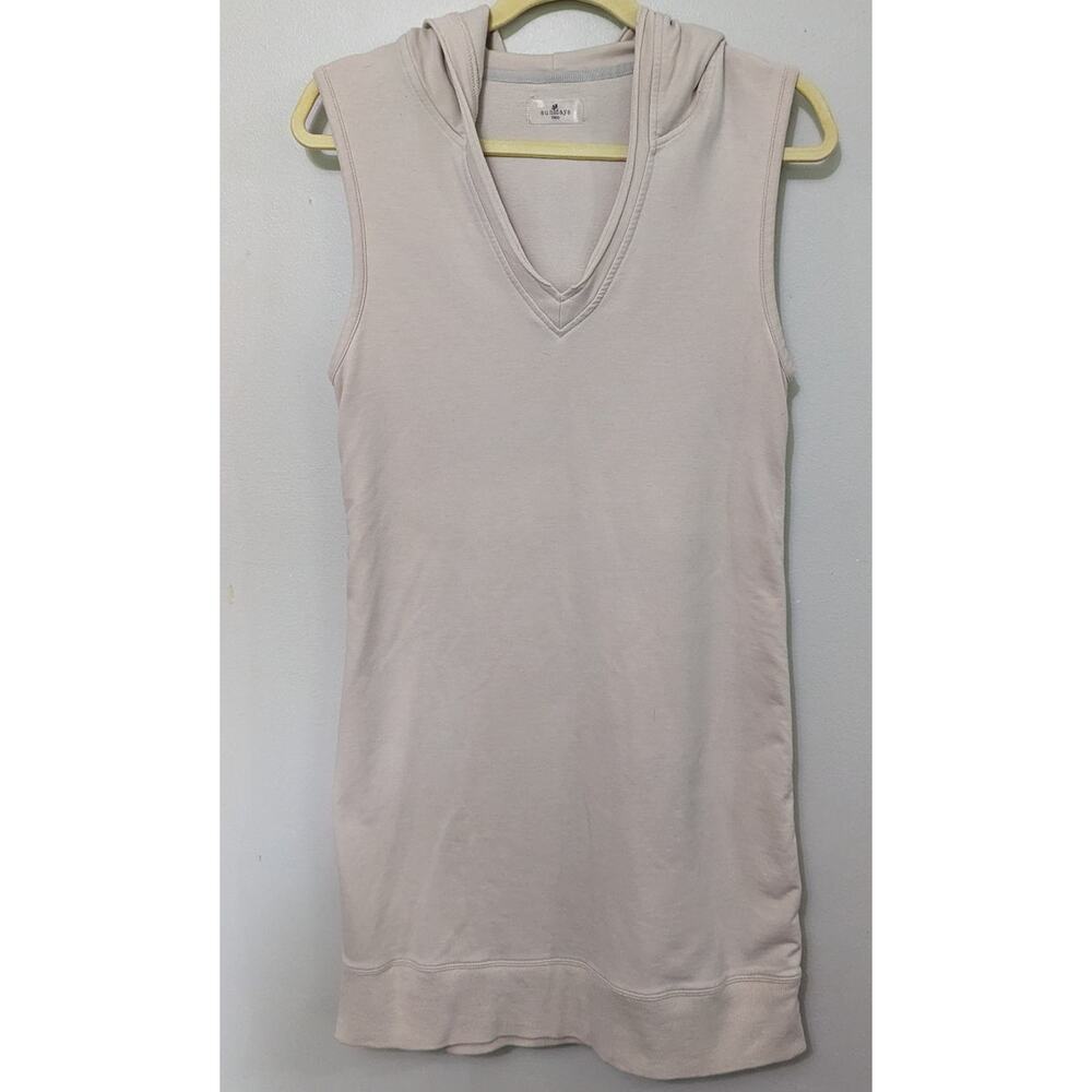 Sundays Two Women's Ultra Soft V Neck Hoodie Dress w/ Side Zippers No size tags